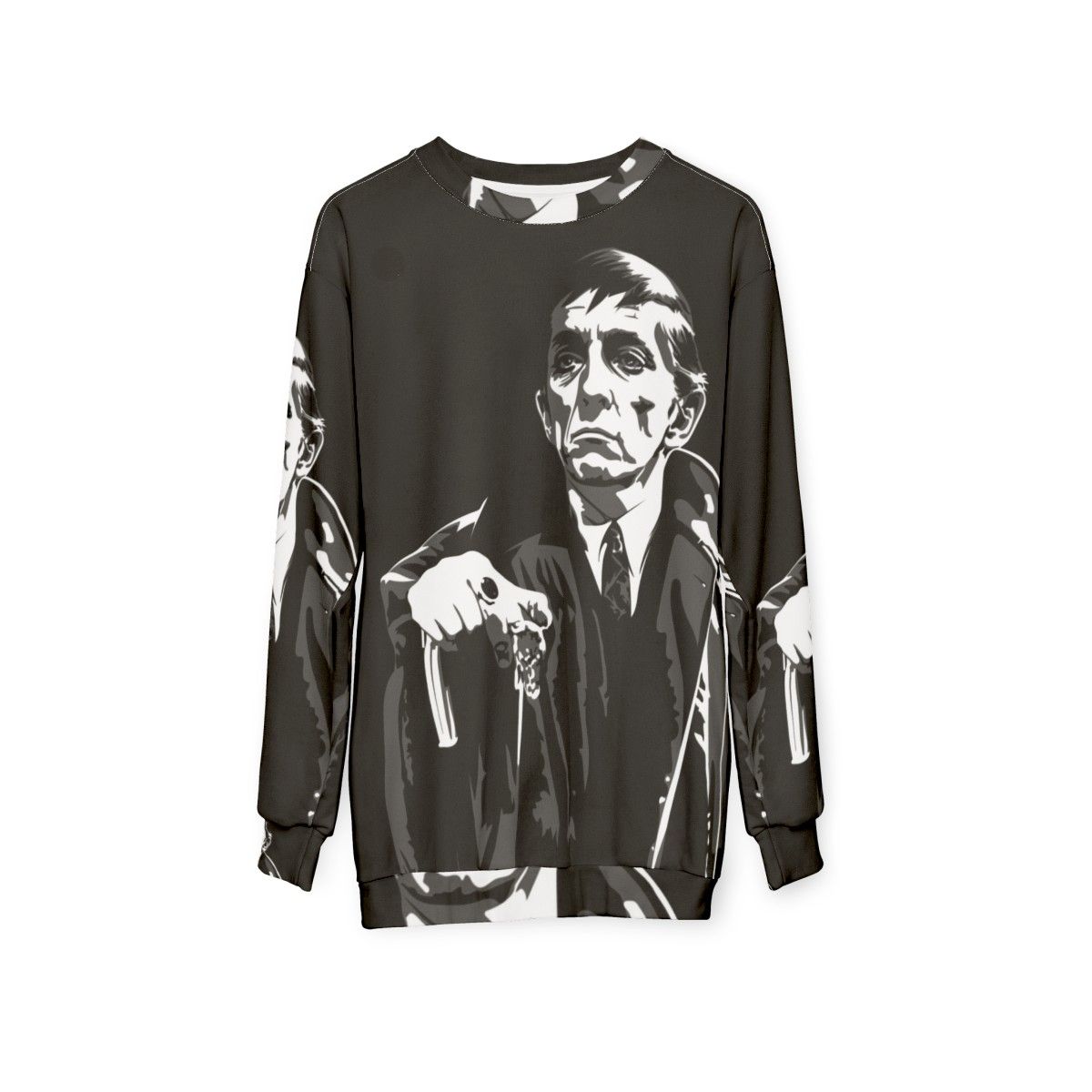 Barnabas Collins Dark Shadows Gothic Vampire Sweatshirt - hanging