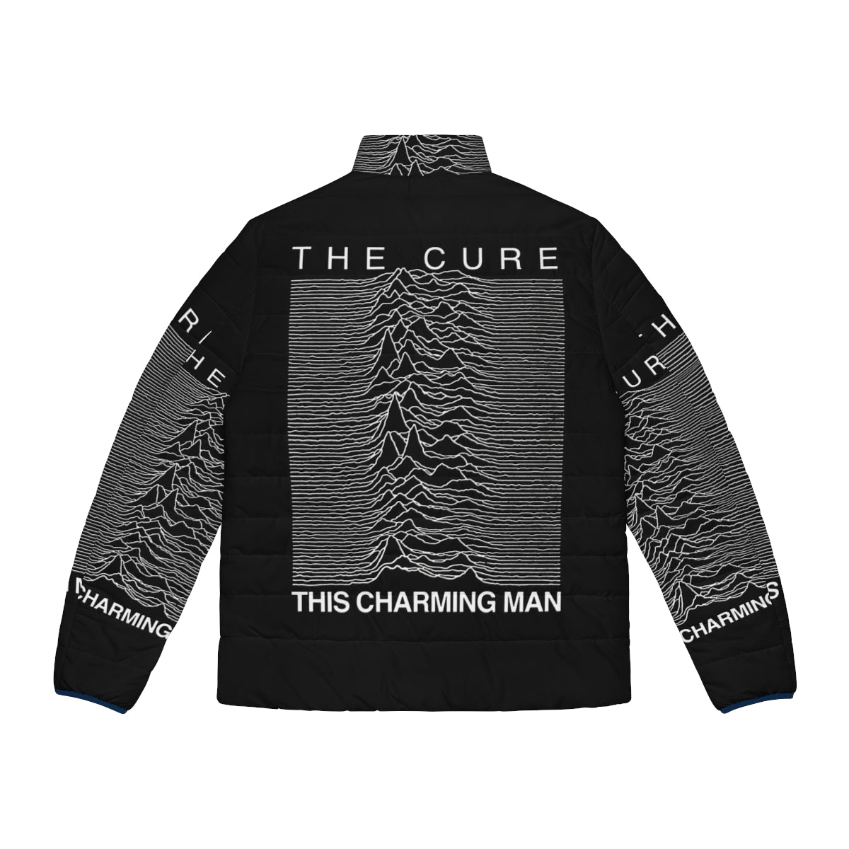 The Cure "This Charming Man" Puffer Jacket featuring the iconic new wave band - Back