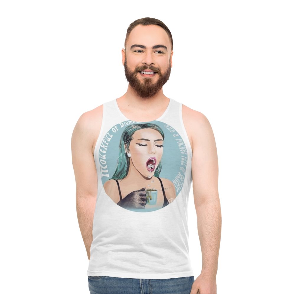 Phantogram Mouthful of Diamonds Unisex Tank Top - men