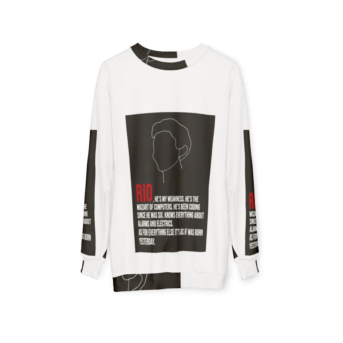 Money Heist "Rio House Of Money" Sweatshirt - hanging