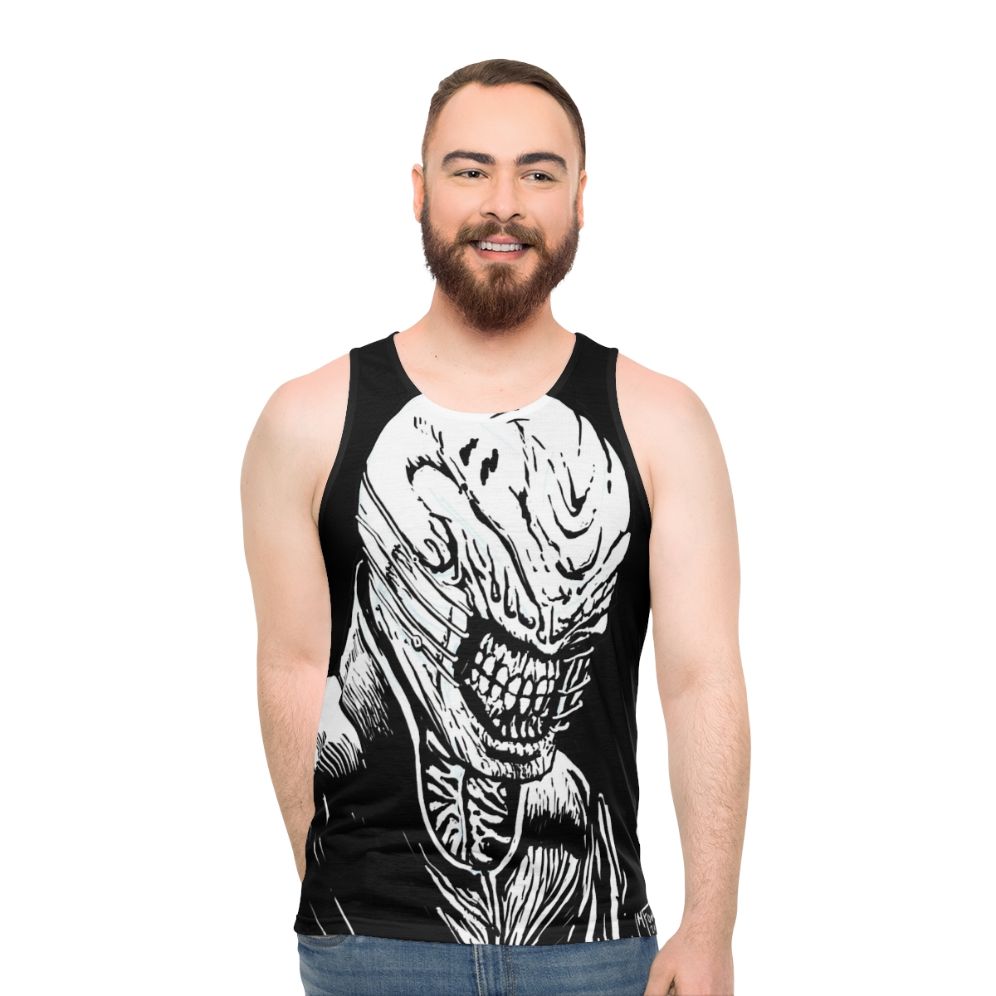 Hellraiser Chatterer Horror Unisex Tank Top - men