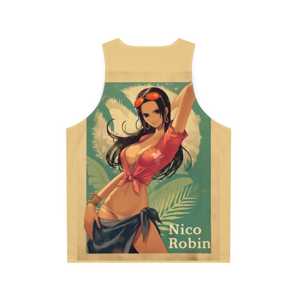 Pinup Anime Nico Robin Devil Child Unisex Tank Top - Back