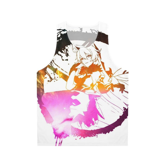 Herrscher of the Void Unisex Tank Top with Abstract Galaxy Design