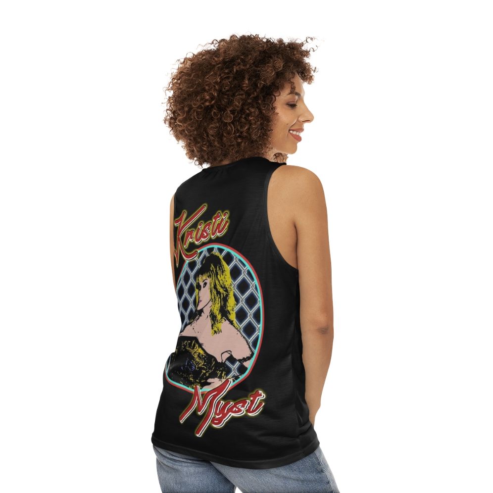 Kristi Myst Unisex Wrestling Tank Top - women back