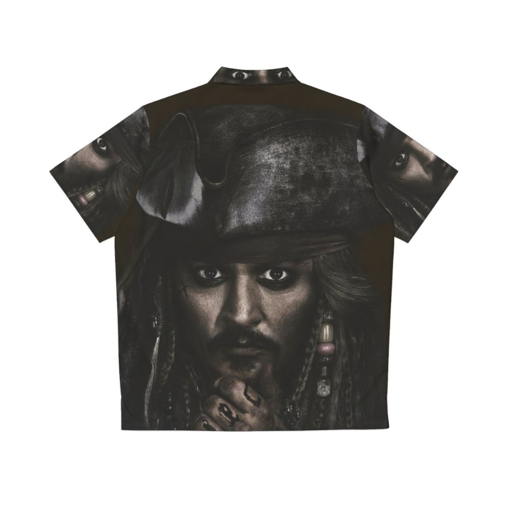 Captain Jack Sparrow Hawaiian Shirt featuring Johnny Depp - Back