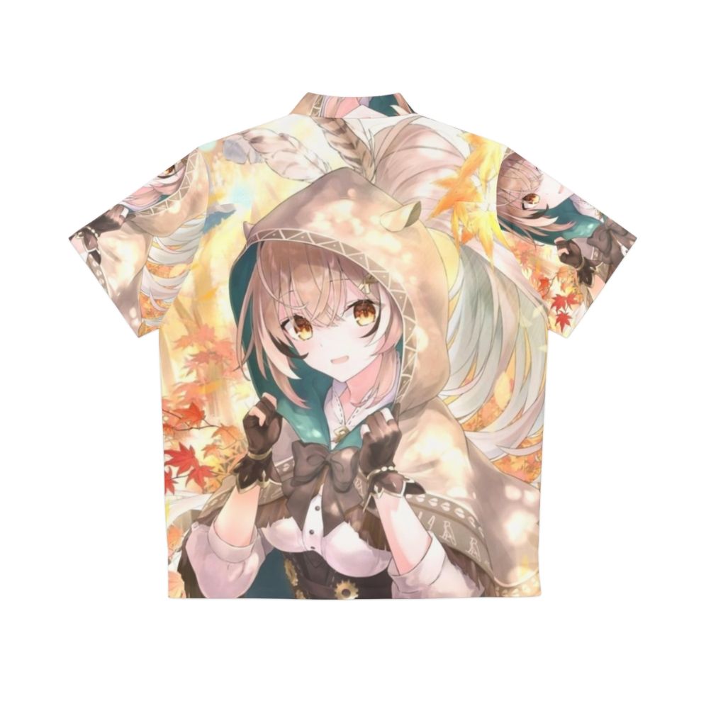 Hololive Anime Girl Hawaiian Shirt Featuring Mumei Character - Back