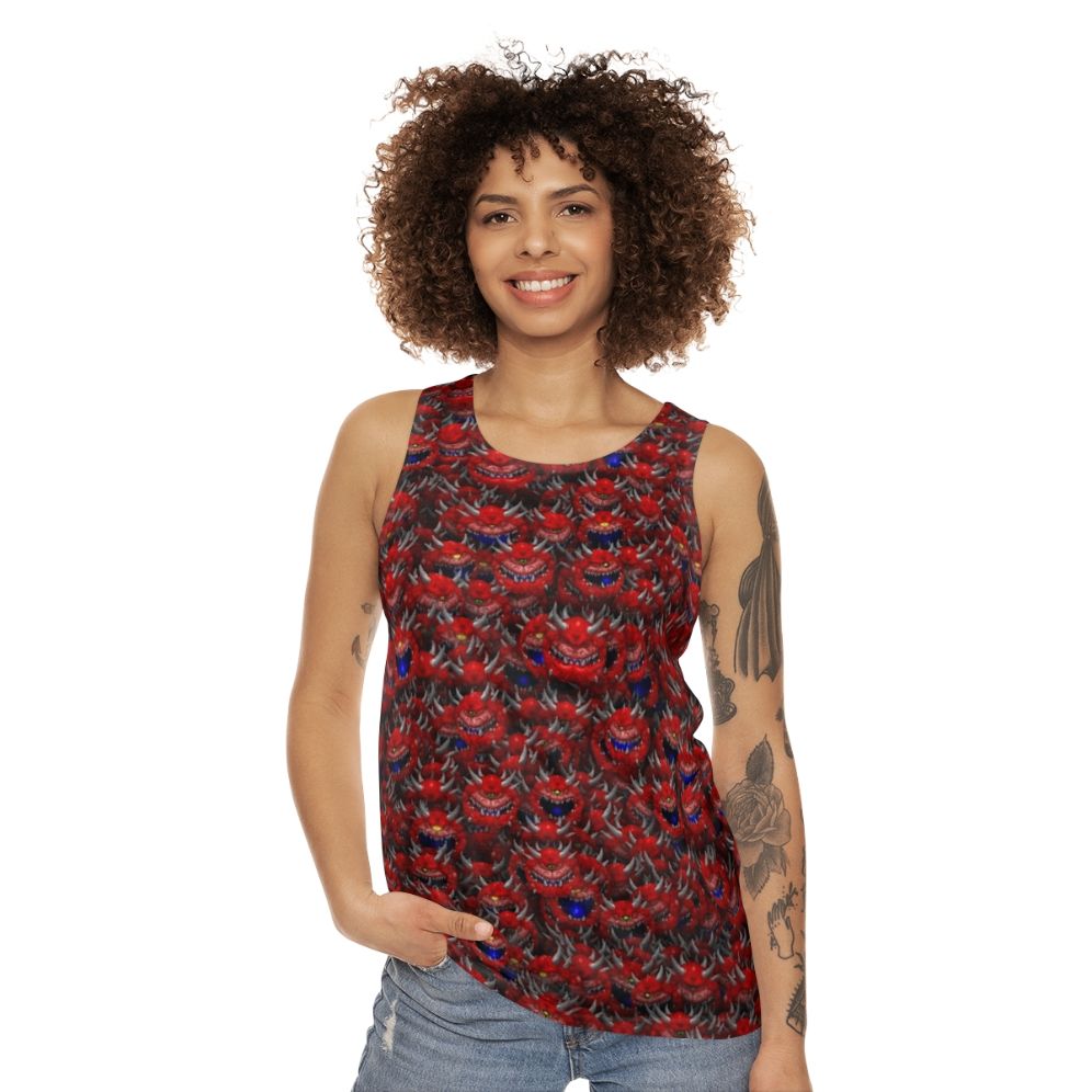 Doom Cacodemon Unisex Tank Top - women