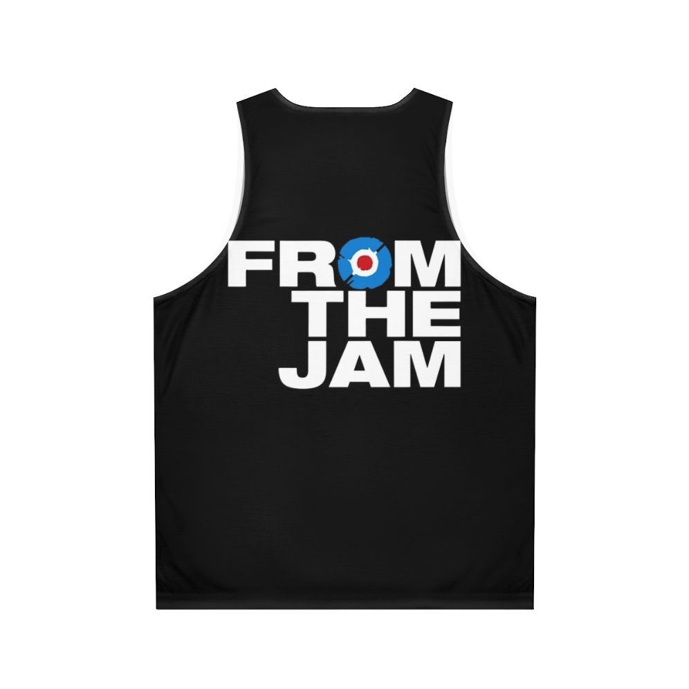 Unisex music jam band alternative rock tank top - Back