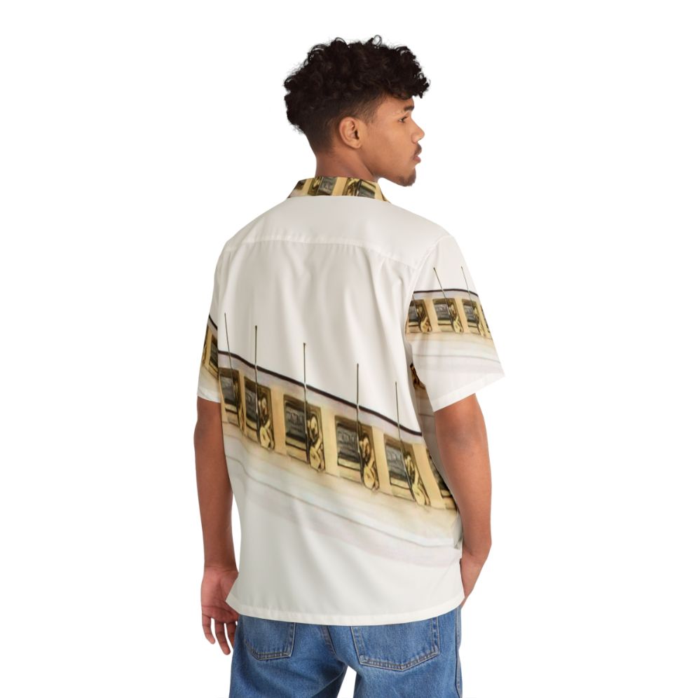 Avant Garde Hawaiian Shirt with Experimental Music and Conceptual Art Motifs - People Back