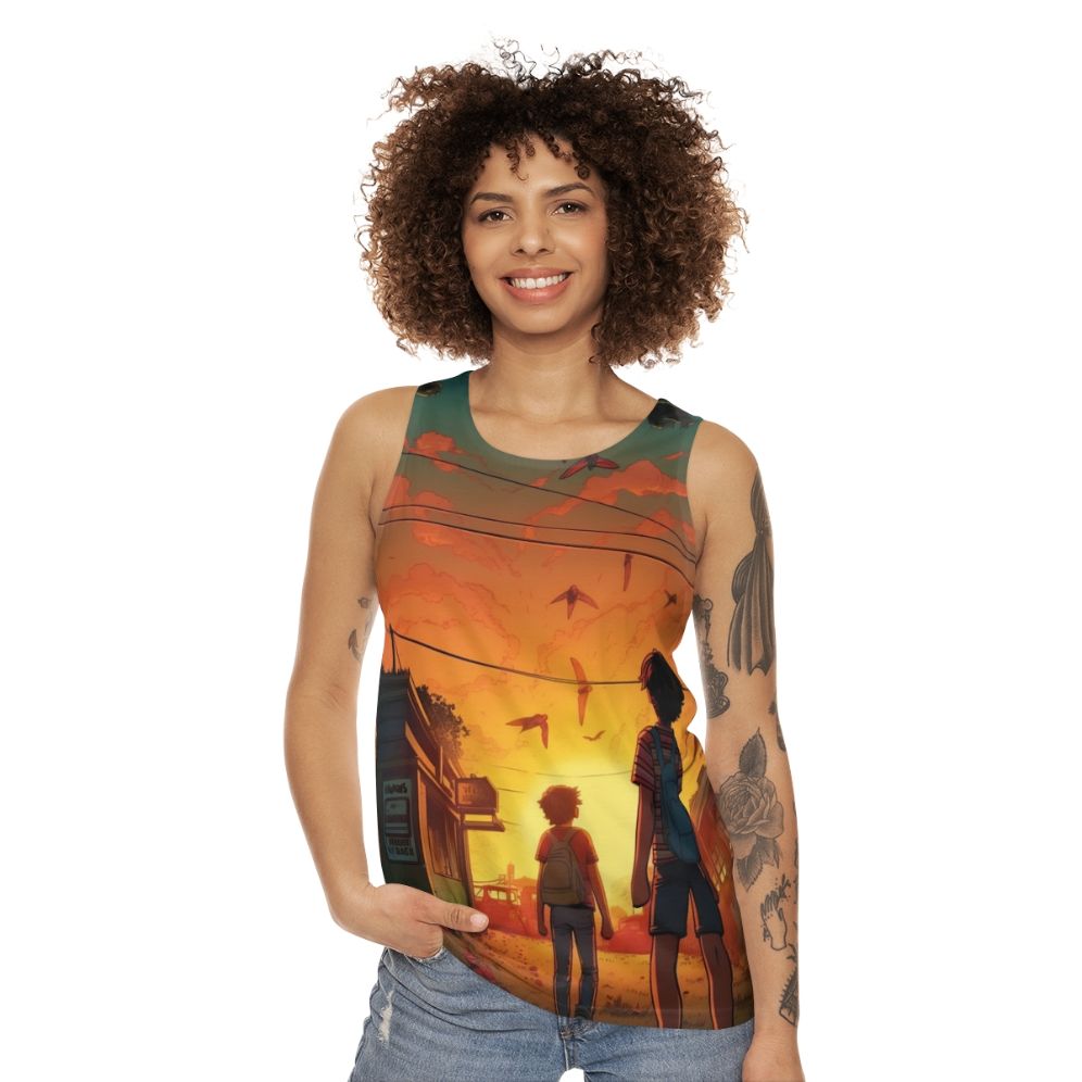 Unisex 'Two Kids in Hawkins' Stranger Things Inspired Tank Top - women