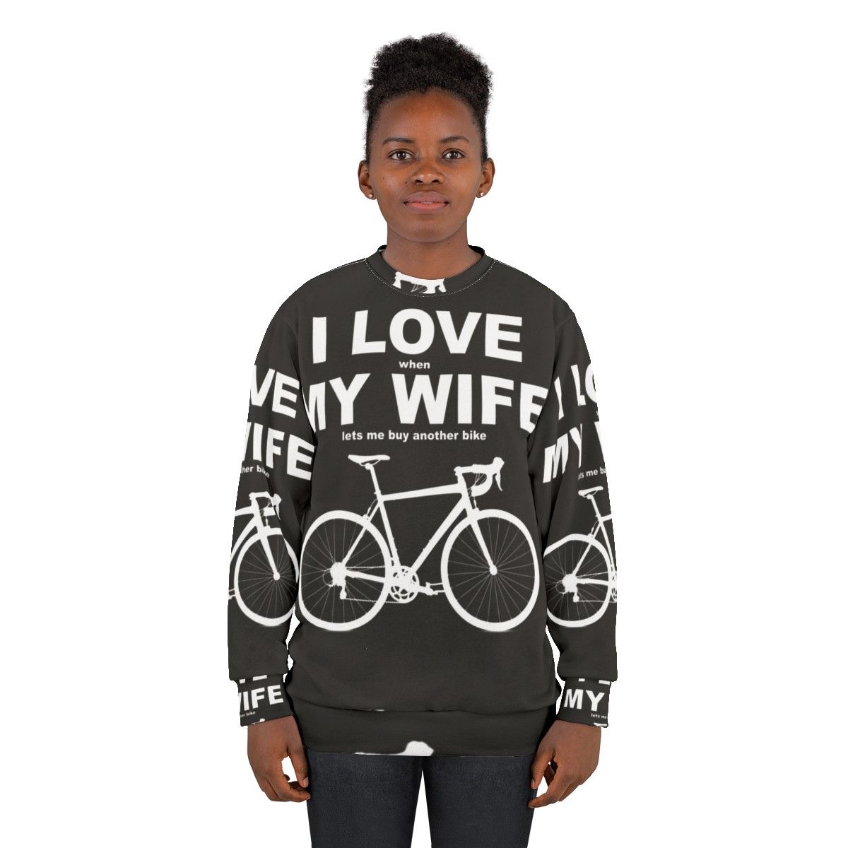 I Love My Wife Sweatshirt - Funny Couple Gift for Husband or Wife - women