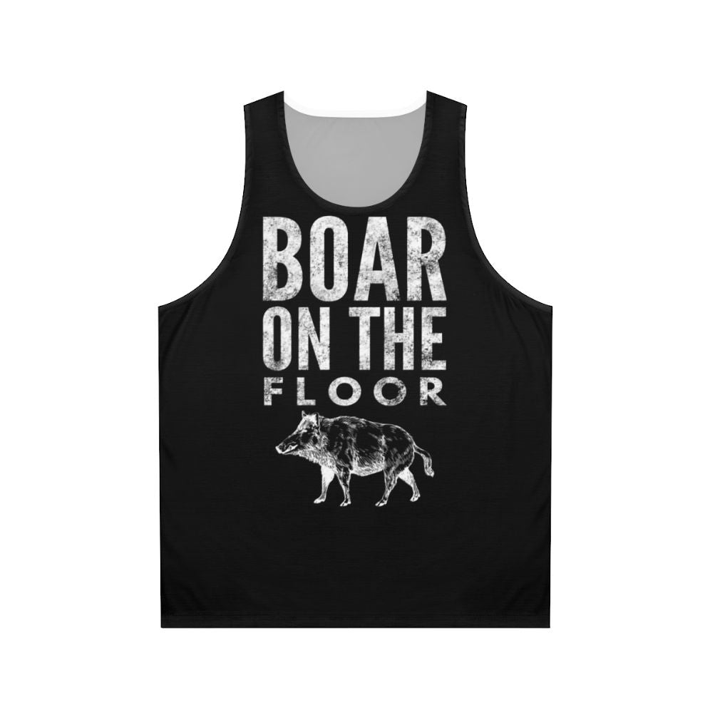 Boar print unisex tank top inspired by Succession TV show