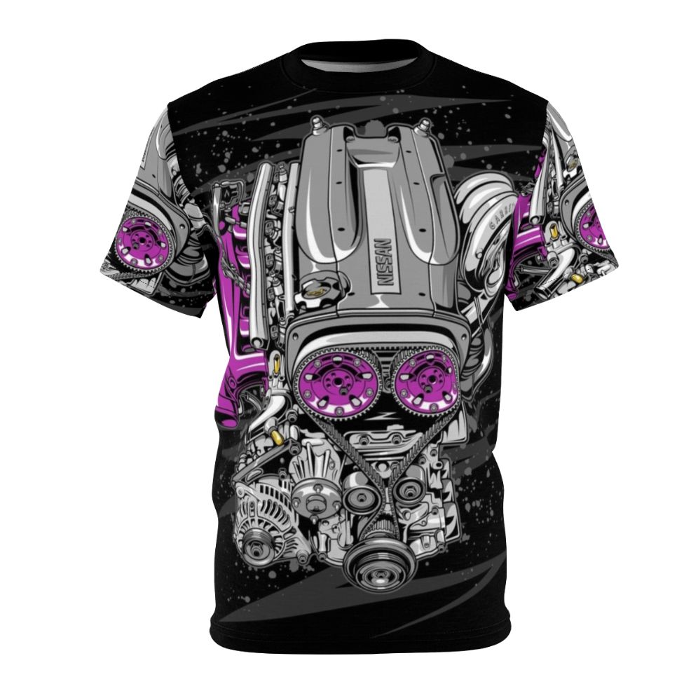 Nissan Skyline RB26 Engine Graphic T-Shirt