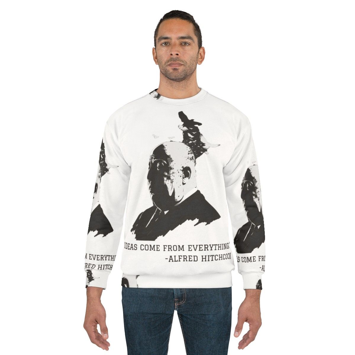 Alfred Hitchcock Illustration Sweatshirt - men