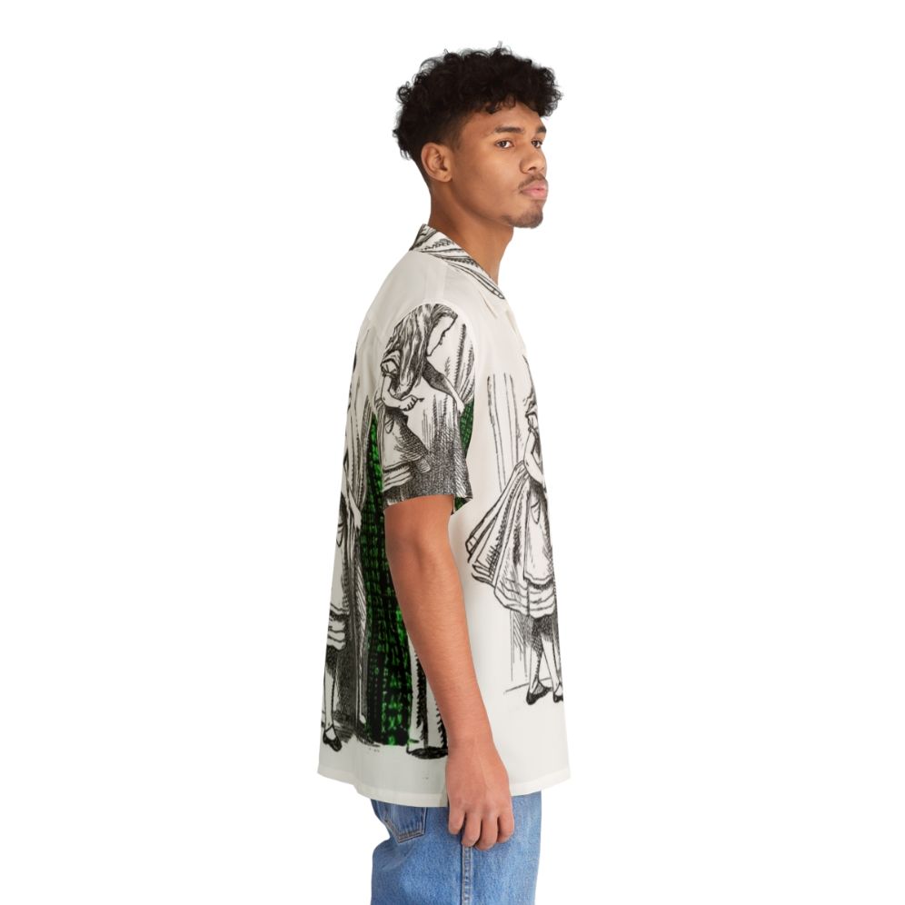 Matrix inspired Hawaiian shirt with Alicia philosophy design - People Pight