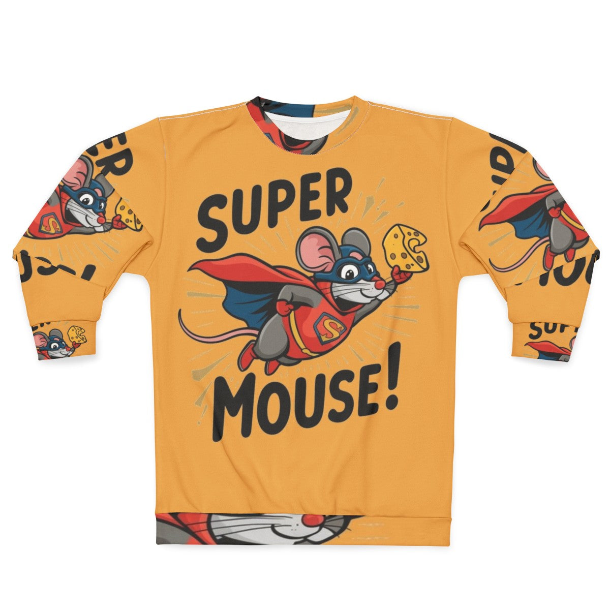 Super Mouse Superhero Graphic Sweatshirt