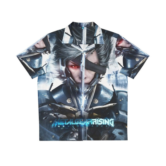 Raiden Stance Metal Gear Hawaiian Shirt