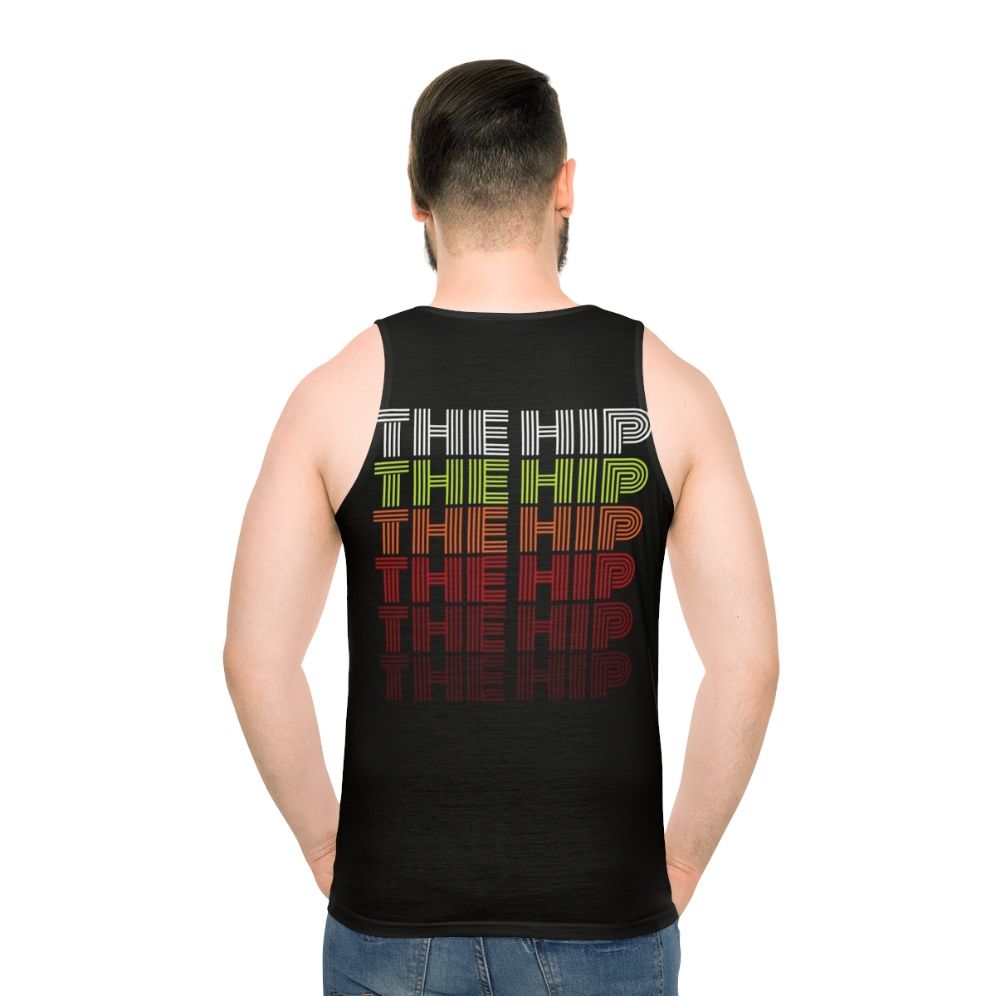 Tragically Hip Vintage Unisex Tank Top - men back