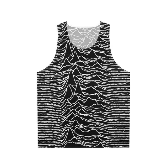 Unknown Pleasures Album Cover Graphic Tank Top