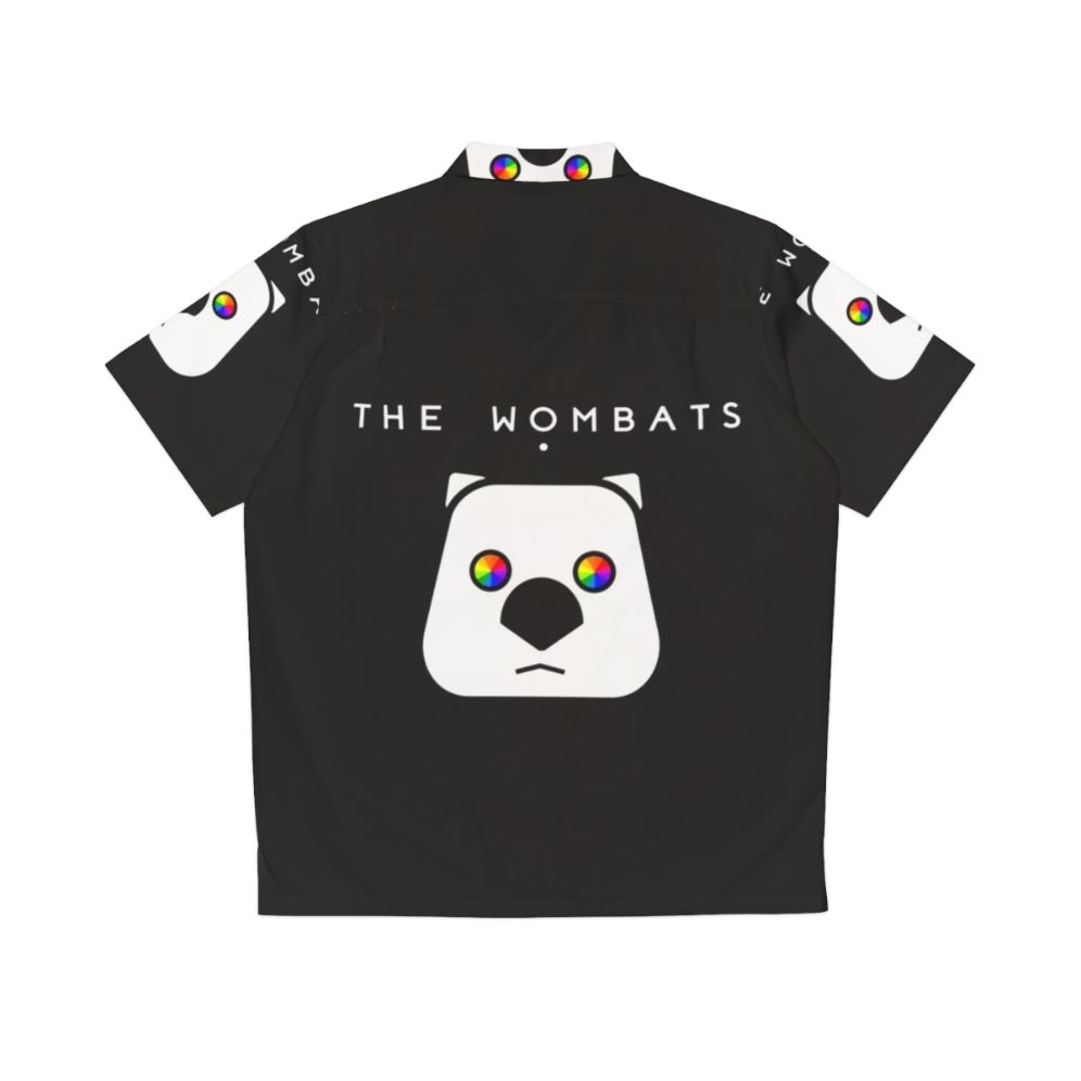 The Wombats Wombat Drawing Hawaiian Shirt for Indie Rock Music Lovers - Back