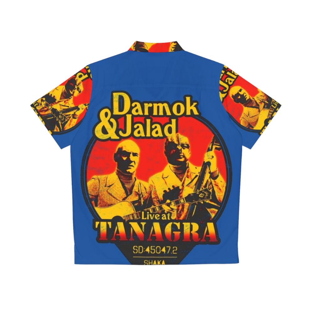 Darmok and Jalad at Tanagra Sci-Fi Hawaiian Shirt - Back