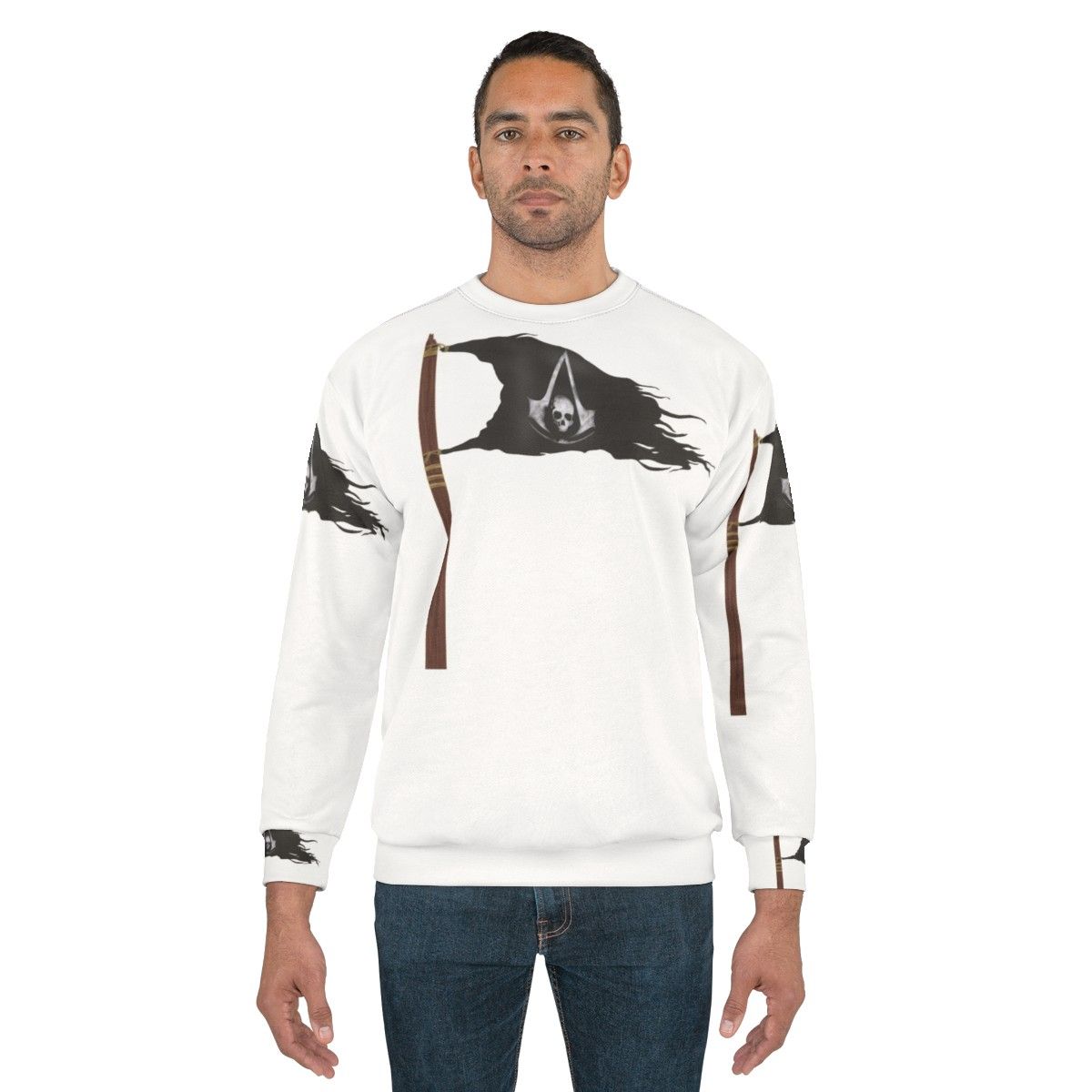 Assassin's Creed Black Flag Pirate Flag Sweatshirt - men