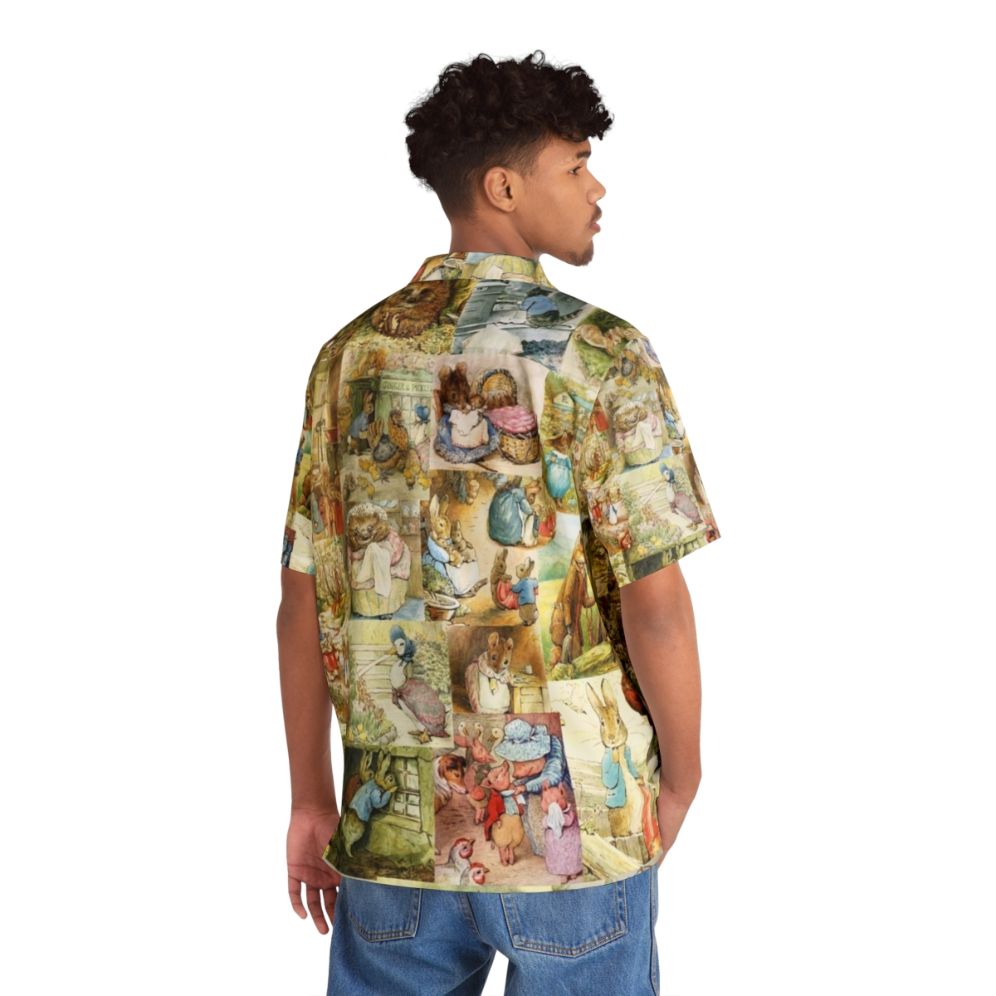 Beatrix Potter Collage Hawaiian Shirt - People Back