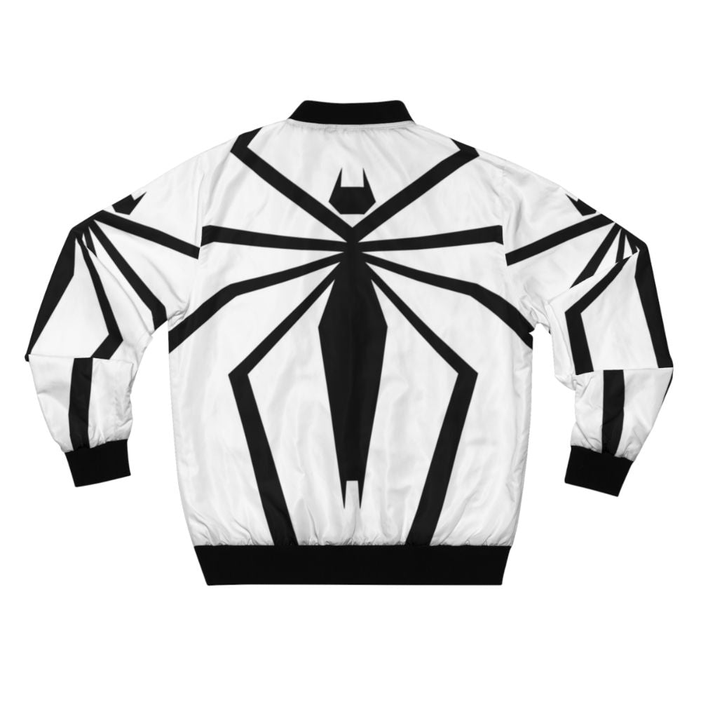 Anti-Venom Bomber Jacket with Spiderman Chest Graphic - Back