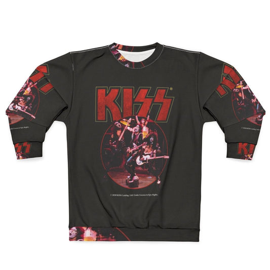 Kiss Band Sweatshirt with Band Members and Logo