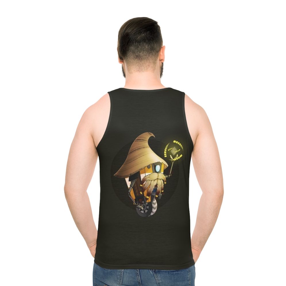 Borderlands-inspired magic unisex tank top for gamers - men back