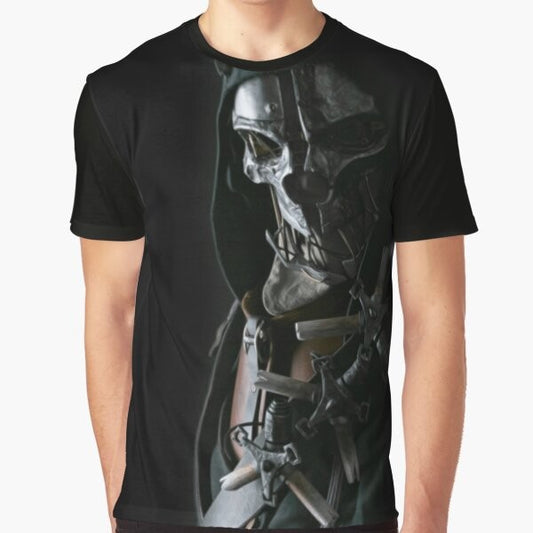 Dishonored 2 vector graphic t-shirt with high-quality design