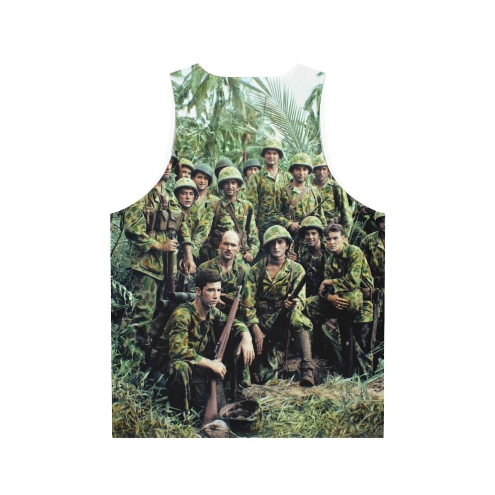 WWII US Marines Bougainville Vintage Tank Top - Back