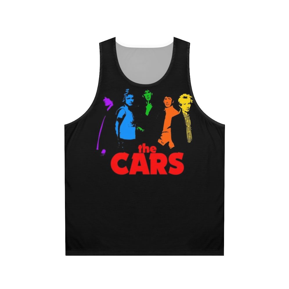 The Cars in Color Unisex 80s Music Tank Top