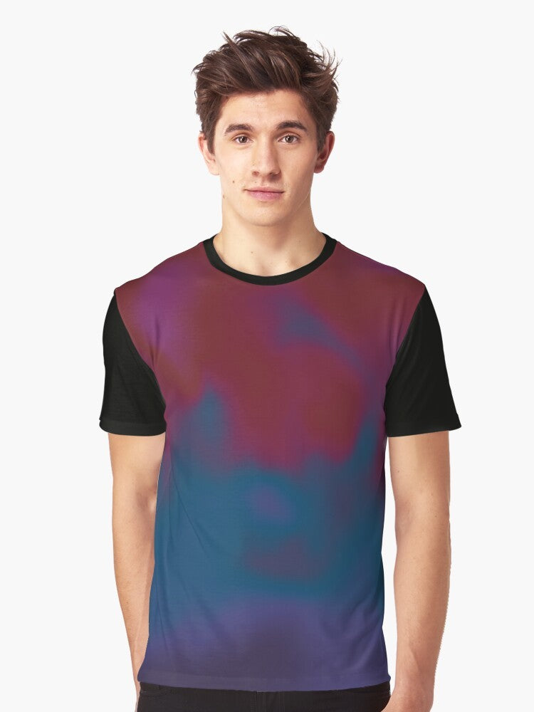 Dark graphic t-shirt featuring Chris Martin and the MOTS (Music of the Spheres) logo from Coldplay - Men