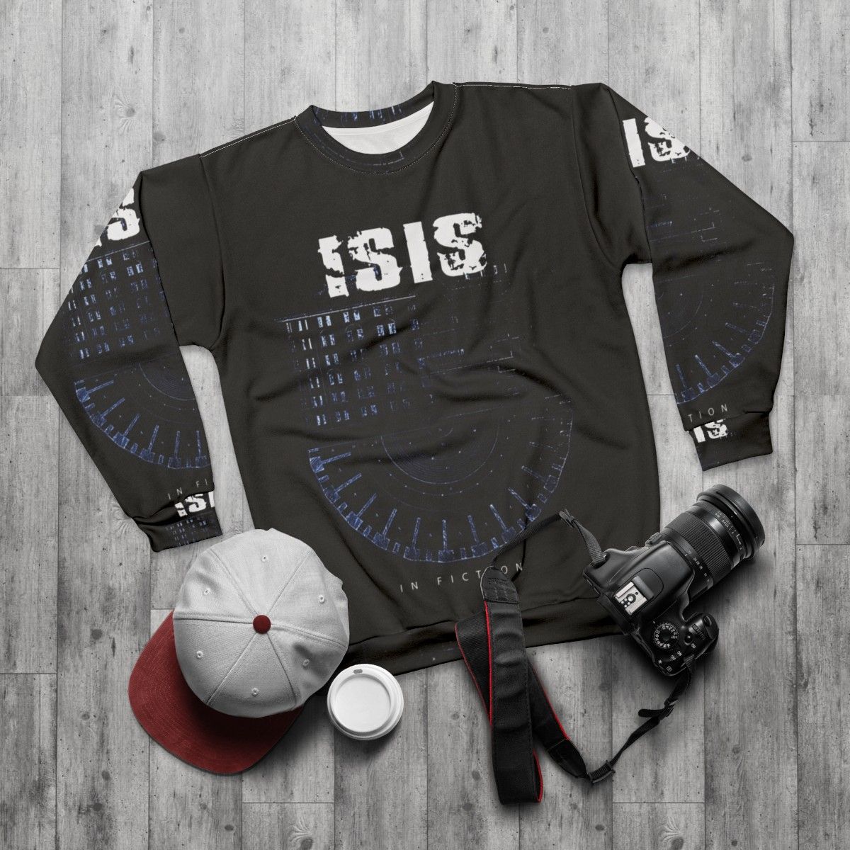 Isis In Fiction Heavy Metal Sweatshirt - flat lay