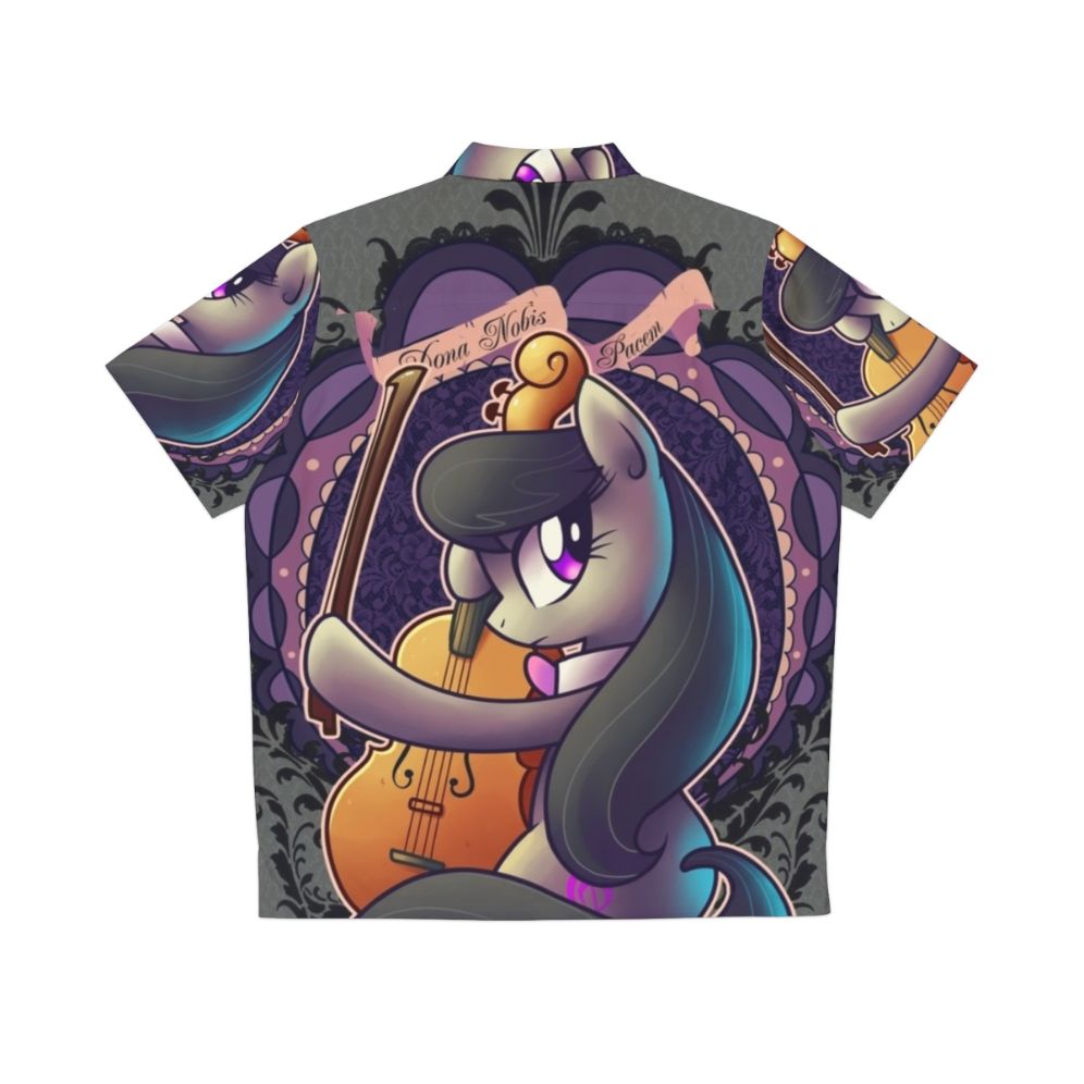 Octavia Nouveau Hawaiian Shirt with MLP and Brony Design - Back