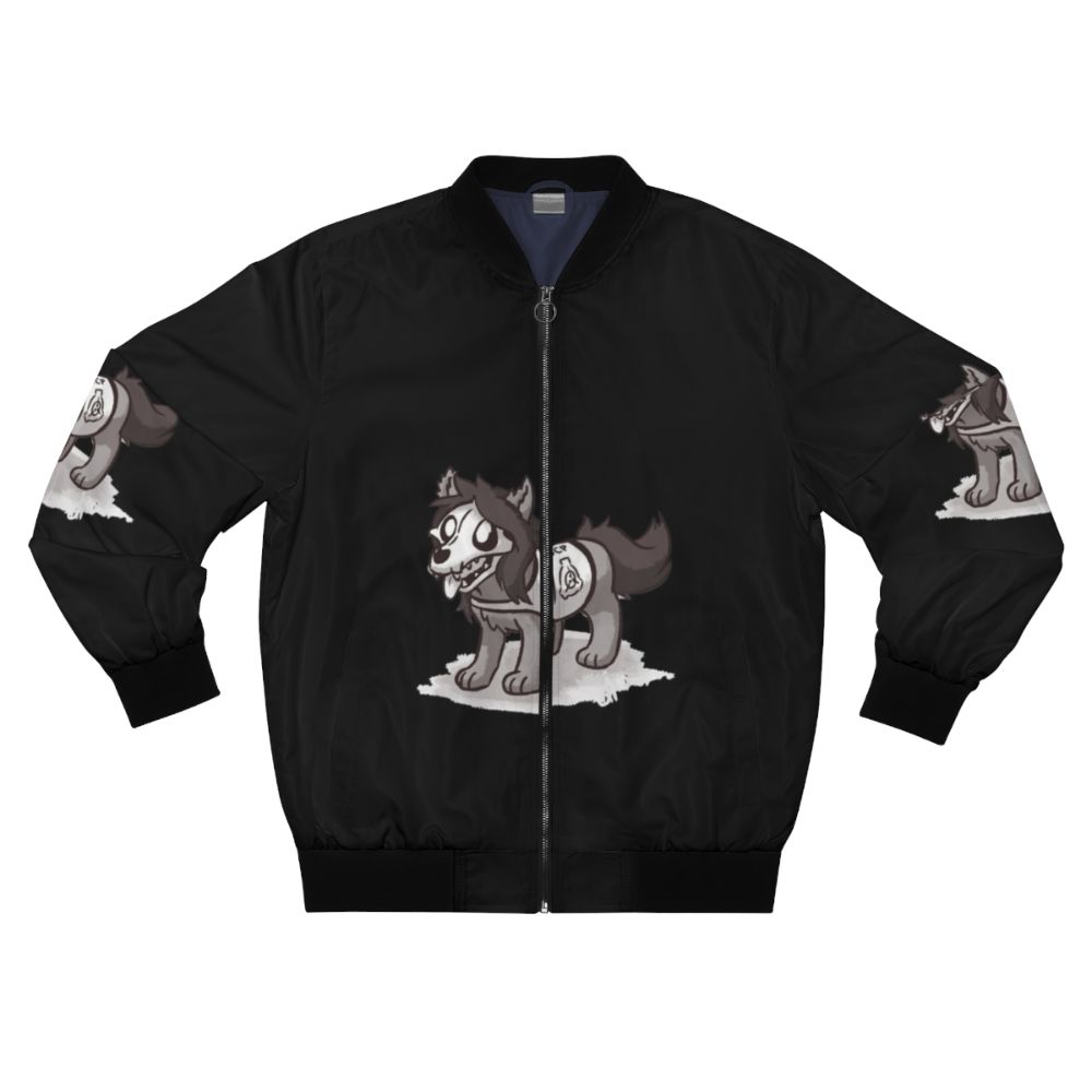 SCP Foundation Secure Contain Protect Bomber Jacket with SCP logo and horror elements