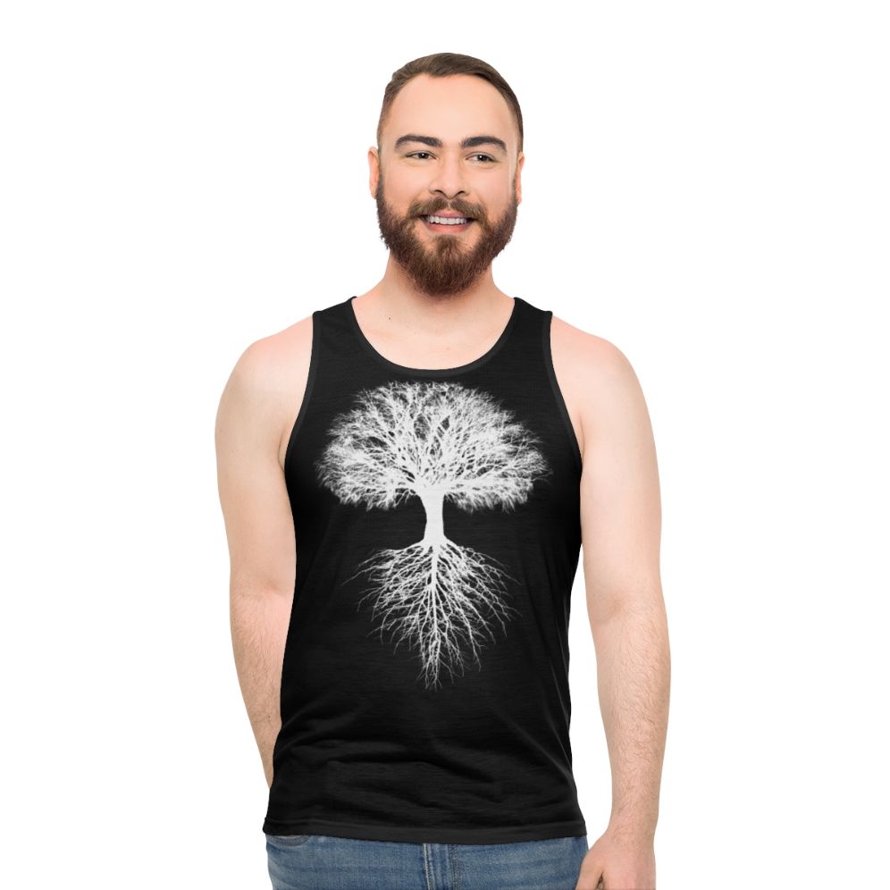 Eco-friendly tree of life unisex tank top - men