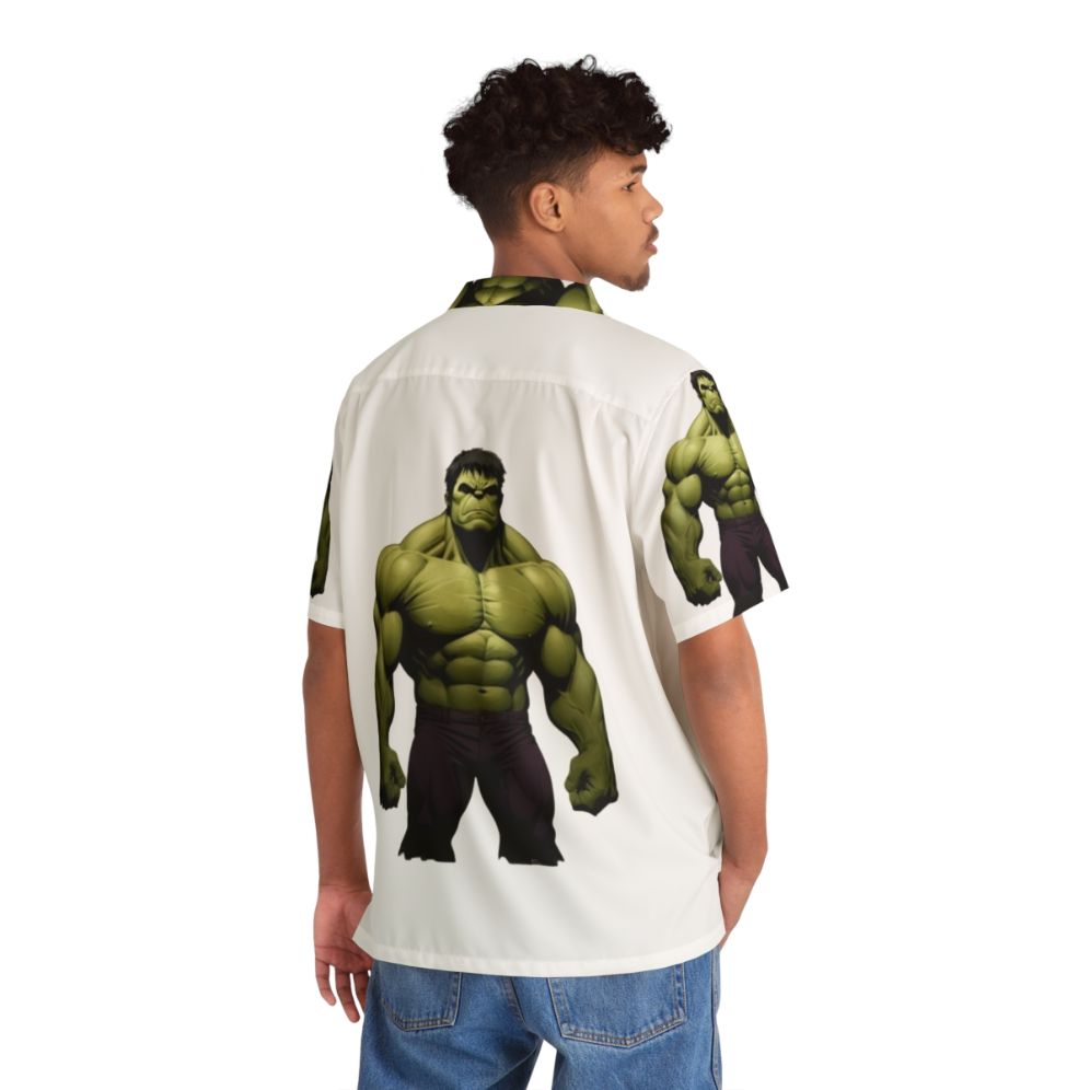 Superhero Marvel Avengers Hulk Hawaiian Shirt - People Back