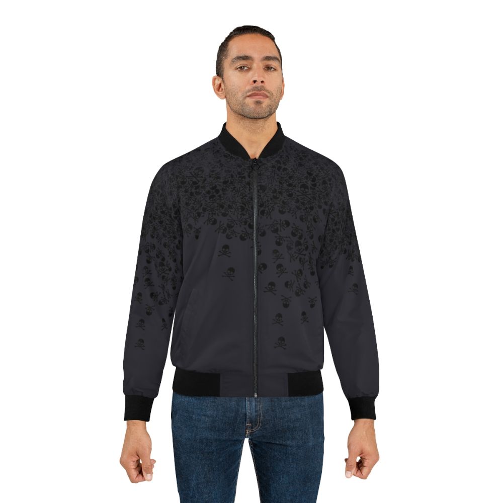 Final Fantasy bomber jacket with a skull and crossbones design - Lifestyle