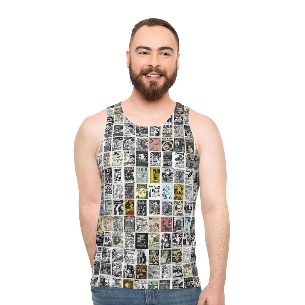 Vintage Punk Rock Bands Unisex Tank Top - men