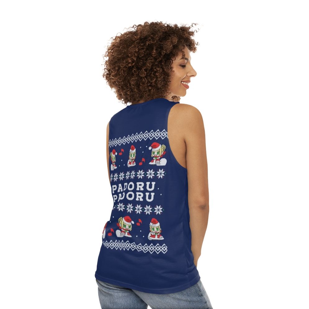 Padoru Padoru Anime Unisex Tank Top - women back