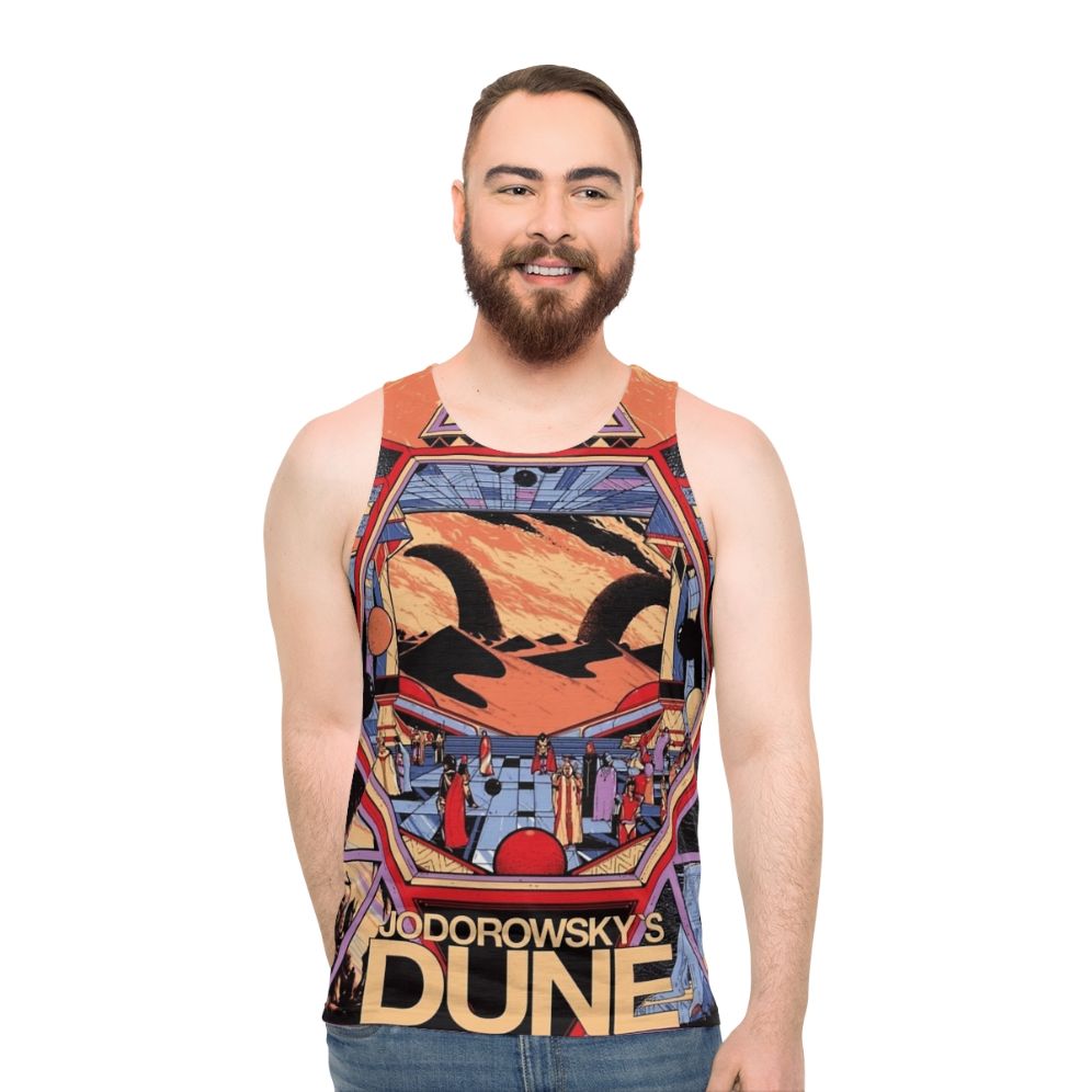 Jodorowsky's Dunes unisex sci-fi tank top - men