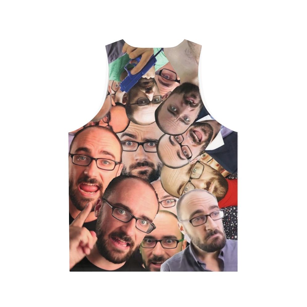 Vsauce Michael Unisex Tank Top - Back