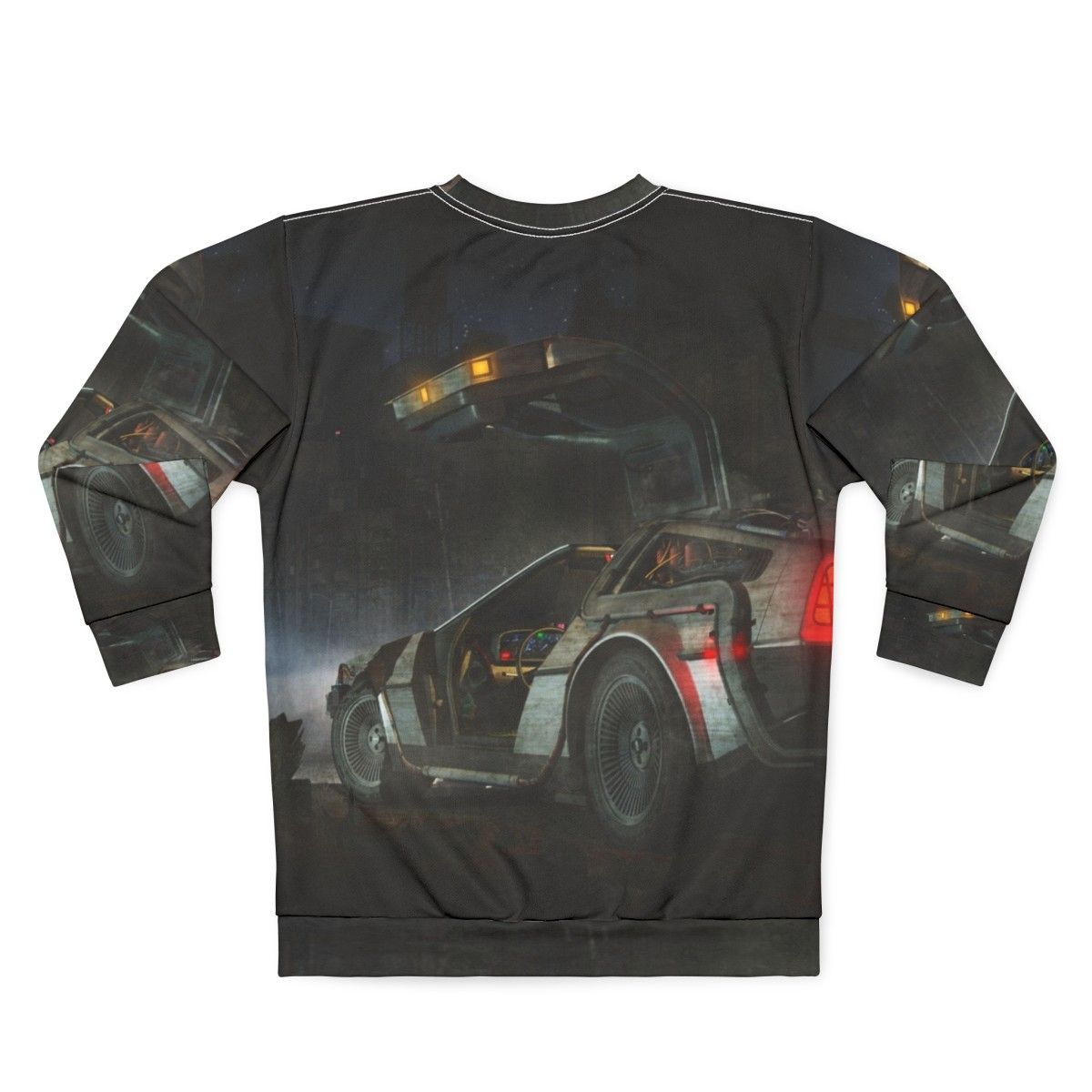 Back to the Future Delorean Retro Sweatshirt - Back