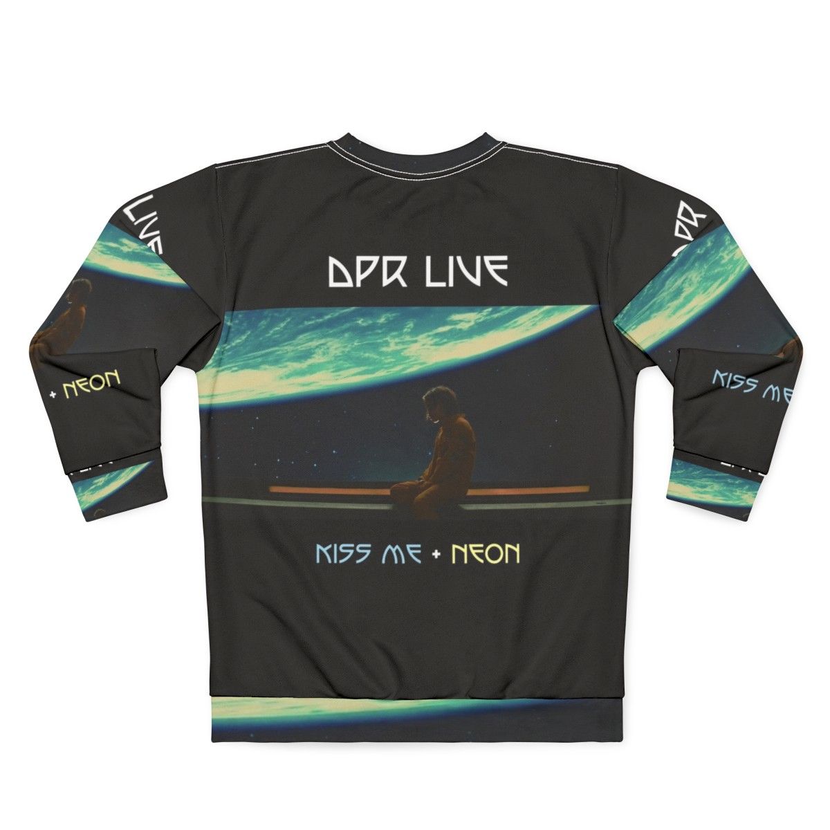 DPR Live Neon Kpop Sweatshirt - Back