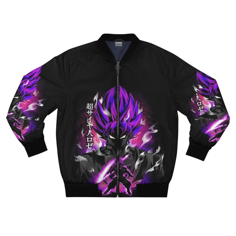 Ultra Instinct Rose Bomber Jacket - Powerful Saiyan Inspired Anime Design