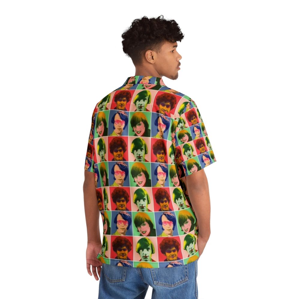 Warhol Monkees Checkered Hawaiian Shirt - People Back