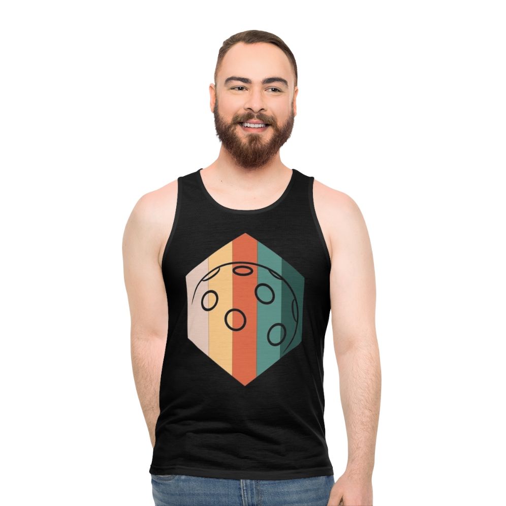 Vintage Retro Floorball Unisex Tank Top - men