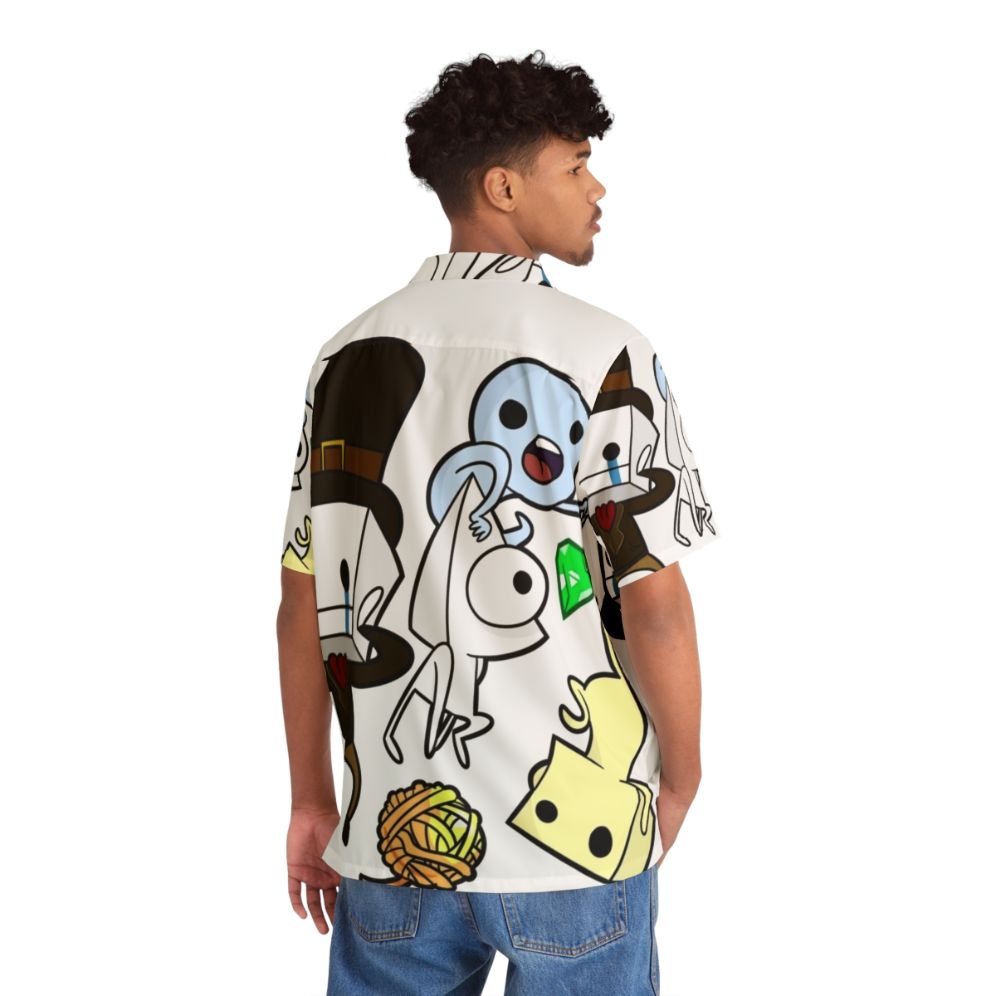 Battleblock Theater Hawaiian Shirt - Cartoon Kids Clothing - People Back